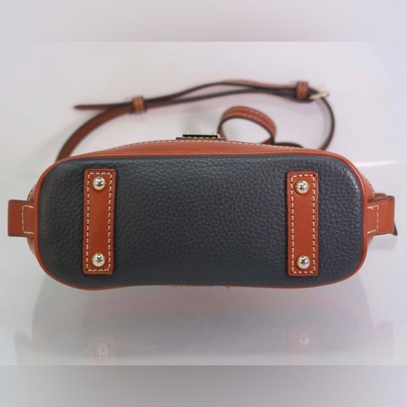 Dooney & Bourke Pebble Leather Zip Zip Satchel - Picture 6 of 8